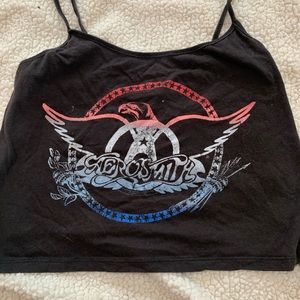 Aerosmith crop top